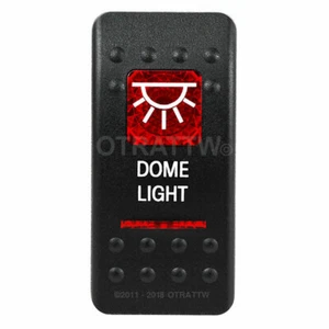 OTRATTW Contura II Rocker Switch, DOME LIGHT, RED LENS - Imagen 1 de 6