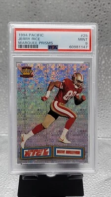 1994 Pacific Jerry Rice Marquee Prisms #25! PSA 9! - Image 1 of 2