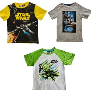 Kids boys Star Wars t-shirts - Picture 1 of 8