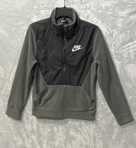Nike Half Zip Pullover Boys XL Colorblock Fleece Swoosh - Picture 1 of 9