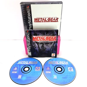 Metal Gear Solid (Sony PlayStation 1, 1999) PS1 CIB con tarjeta de registro - Imagen 1 de 23