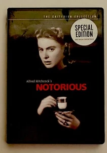 Alfred Hitchcock's Notorious (DVD, 1946) Criterion Collection Brand New & Sealed - Picture 1 of 6