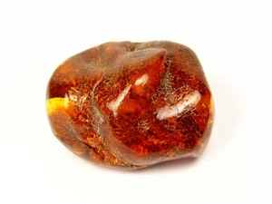 Amuleto colgante ámbar báltico con agujero piedra natural marrón coñac 1049 - Imagen 1 de 13