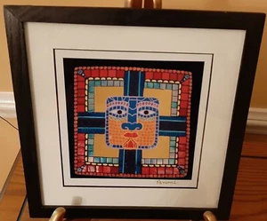 MYSTIC III von Donna Parsons / individuell gerahmter signierter Kunstdruck 8" quadratisch - Bild 1 von 3