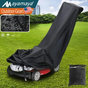 Push Lawn Mower Cover Waterproof Sun Protector Walk Behind Movers Universal 25” - Picture 1 of 8