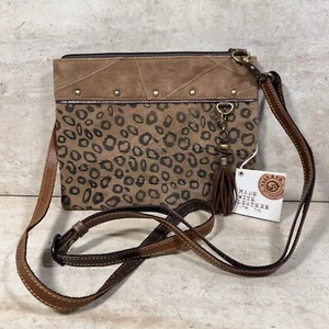 Vann & Co Leather Cheetah Crossbody Purse Bag Tassel Style # VB101-P15 - Picture 1 of 5