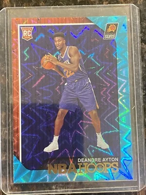 2018-19 Panini NBA Hoops Teal Explosion Deandre Ayton Rookie Card #248 Suns - Image 1 of 2