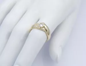 Damenring 585er 14 Karat mit Diamanten ca. 0.90 ct. / 58 (18,4 mm Ø) - Bild 1 von 7