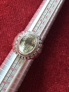The Great Frog Ring Size X Silver 925 Green Amethyst - Picture 1 of 15