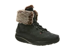 MBT zapatos de mujer - botas - barco - MALAIKA W - BLACK NUBUCK - talla 37 - NUEVO - Imagen 1 de 4