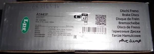 LPR A1441P Disco freno 2pz PER AUDI VW 2Q0615601H 1J0615601C 1JO615601 - Imagen 1 de 1