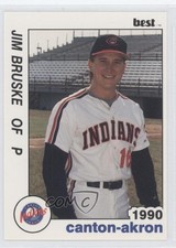 1990 Best Canton-Akron Indians Jim Bruske #18