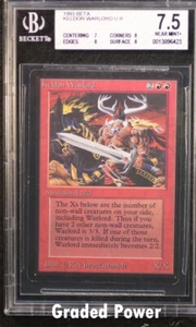 Beta Keldon Warlord 7.5 Magic MTG - Picture 1 of 2