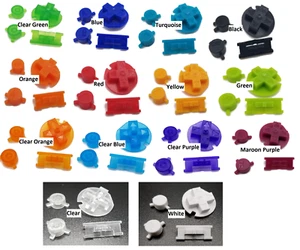 GBC Game Boy Color Replacement Button Shell Set Gameboy Color - Picture 1 of 26