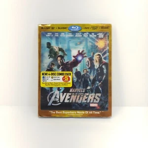 Avengers 3D, The (Blu-ray 3D+Blu-ray+DVD+Digital, 2012) NEW w/ Lenticular Slip - Picture 1 of 8