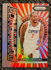 KAWHI LEONARD SILVER PRIZM DOMINANCE INSERT 2023-24 PANINI PRIZM BASKETBALL #18 - Picture 1 of 2
