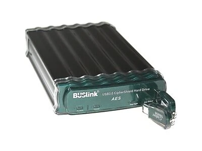 Buslink Ciphershield Encryption External Drive, Black/Green (CSE-8T-SU3) 8TB - Image 1 of 3