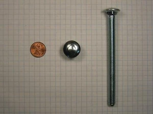 SCHLITTENSCHRAUBE #(3/8"-16) x 4-1/2", STAHL, VIERKANTHALS TRAVERSENKOPF, VERZINKT - Bild 1 von 1