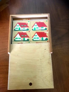 J Blokland Holland Wood PUZZLE VINTAGE - Matching Game Complete in Original Box - Picture 1 of 8