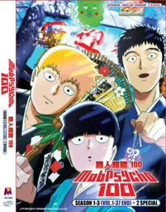DVD ANIME MOB PSYCHO 100 SEASON 1-3 VOL.1-37 END + 2 SPECIAL ENG DUB + FREE DVD - Picture 1 of 5