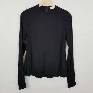 [ REBECCA VALLANCE ] Womens Black Long Sleeve Top DEFECT | Size AU 8 - Bild 1 von 11