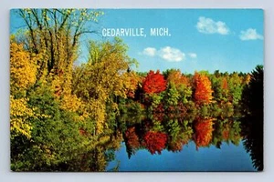 Postal de Cedarville Michigan G-378 sin publicar - Imagen 1 de 2
