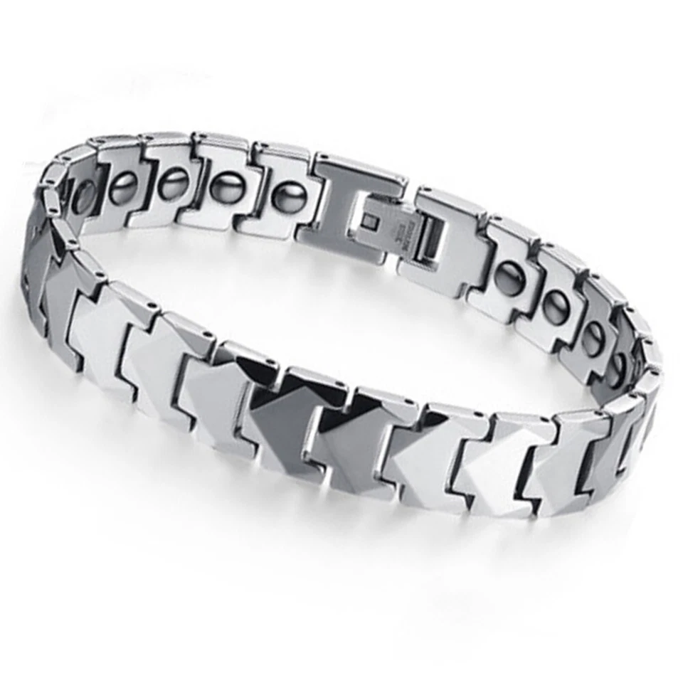 Moda Pulsera Hombre Pulsera Correa Clásica Cadena Regalo Color Original Foto 1 de 3