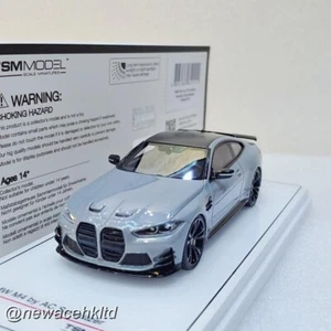 BMW M4 by AC Schnitzer Brooklyn Grey Metallic TSM MODEL 1/43 #TSM430737 - Picture 1 of 2