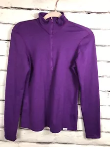 Patagonia Damen lila Pullover Half Zip Langarm sportlich Oberteil Gr. S - Bild 1 von 6