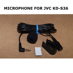 NEU MIKROFON FÜR JVC KD-S36 KDS36 KOSTENLOSER SCHNELLER VERSAND  - Bild 1 von 1