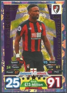 TOPPS MATCH ATTAX 2017-18-EXTRA-MOTM-#379-AFC BOURNEMOUTH-JERMAIN DEFOE-FOIL - Picture 1 of 1
