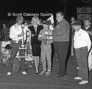 ORIGINAL 1987 JAC HAUDENSCHILD ASCOT PARK TURKEY NIGHT GRAND PRIX MIDGET PHOTO - Picture 1 of 1