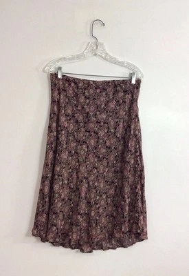 Falda midi floral grande Salaam para mujer Foto 1 de 4