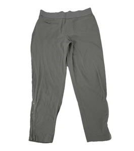ATHLETA Women 10 Mod Trekkie Crop Woven Pull-On Pants Zip Ankle 291743 54-18 - Picture 1 of 10