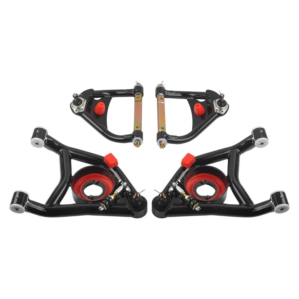 Brazos de control tubulares superiores inferiores para Chevrolet El Camino 64-72 carrocería un juego pesado Foto 1 de 4