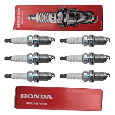 6pc New OEM NGK Iridium Spark Plugs For Honda 9807B-5517W IZFR5K11 J35A6 US - Image 1 of 4