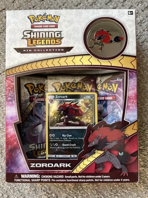 Colección de prendedores Pokémon Leyendas Brillantes, ZOROARK, sellado de fábrica Foto 1 de 4