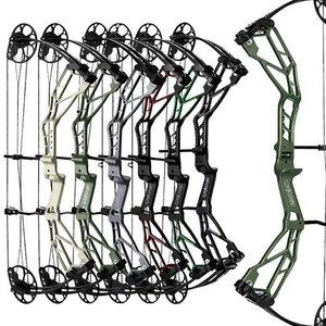Compound Bow 30-70lbs Adjustable 320FPS Archery Bow Shooting Hunting Target RH - Picture 1 of 22