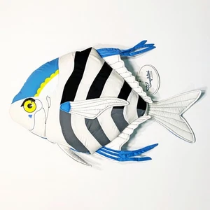 NWT Vintage 1991 Angelitos Large Fish African Pompano Plush Accent Throw Pillow - Picture 1 of 6