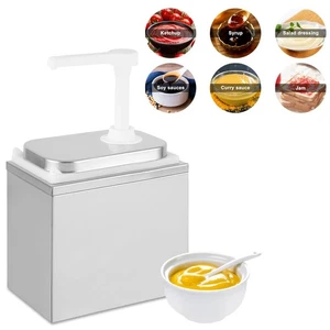 Commercial Hot Fudge Isolate Warm Nacho Cheese Sauce Pump Dispenser Dispensing - Picture 1 of 11