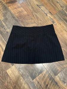 Sexy minifalda a rayas negra Urban Behavior Y2K.   A005 - Imagen 1 de 3