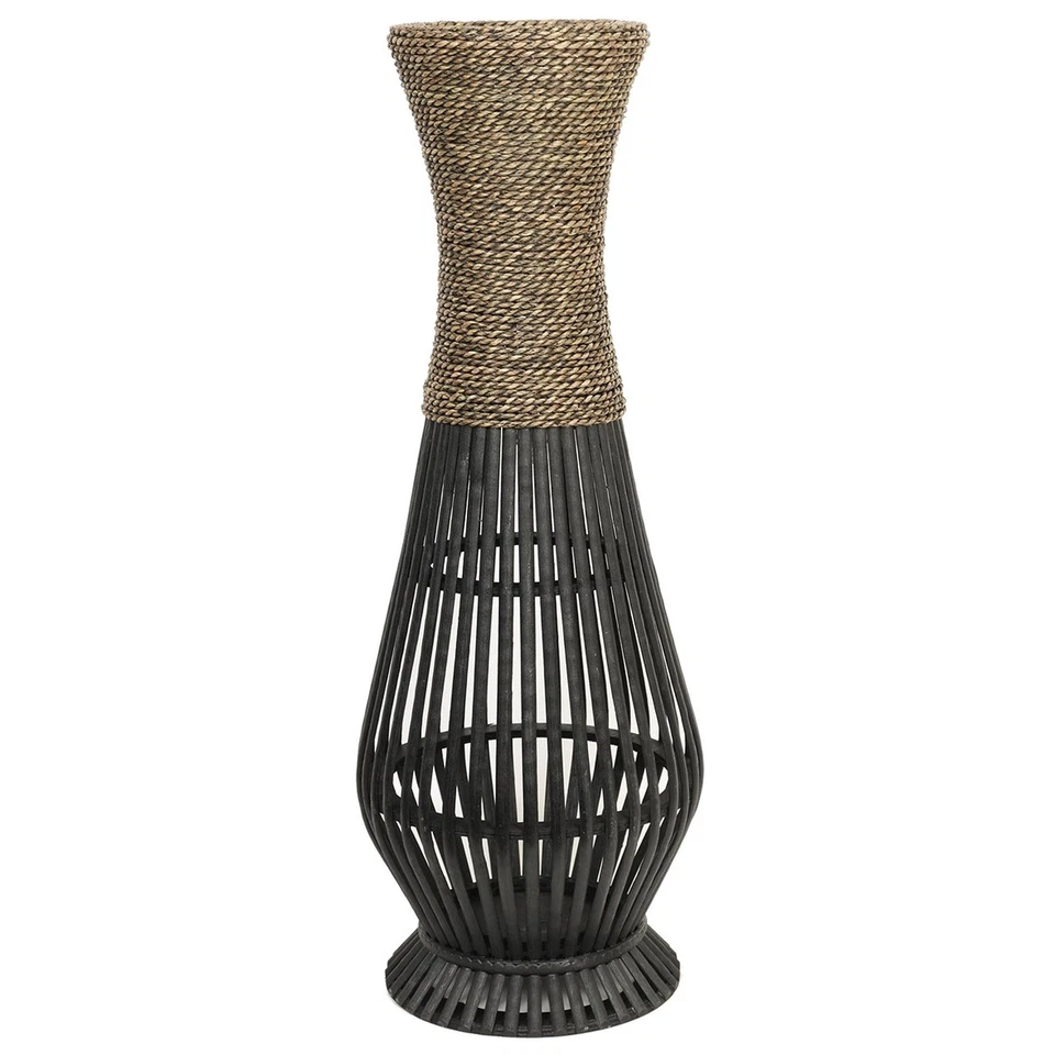 Tall Bamboo Wood Floor Vase 26" High. Ideal Gift for Wedding, Special Occasio... - Image 1 of 4