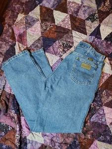 Wrangler George Strait Collection Jeans Herren 32x32 Blau Denim Relaxed Western - Bild 1 von 9