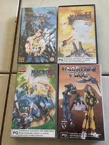 Macross 11 VHS Episodes 1 2 3 4 5 6 & Macross Plus Part 3 English Version - Picture 1 of 10