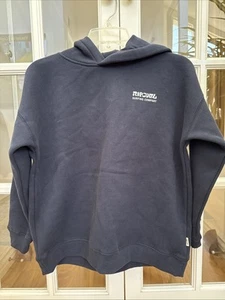 Rip Curl Girl’s Relax Sz 12/M Color: Navy Surf Puff Heritage Fleece Hoodie, NWT - Picture 1 of 6