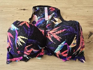 Victoria's Secret Pink Push Up BH Racerback 34 DD / 75E schwarz bunt WIE NEU! - Bild 1 von 7
