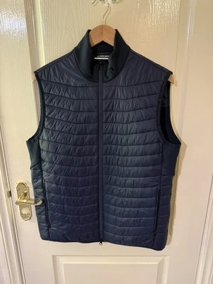 J Lindeberg Holden Quilted Gillet Navy Medium - Image 1 of 3