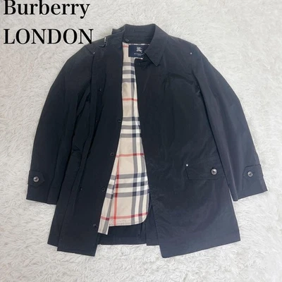 BURBERRY LONDON Mega Check Nylon Coat with Liner Size L  #EK BHA - Image 1 of 4