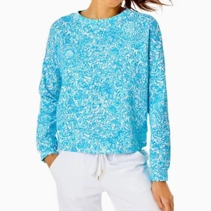 NWOT Lilly Pulitzer Sheridan Pullover Sweatshirt Crewneck XXL Took Me By Sunrise - Picture 1 of 8