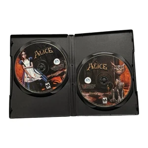 Estuche de repuesto de disco de juego de PC de 2 discos American McGee's Alice de colección - Imagen 1 de 3